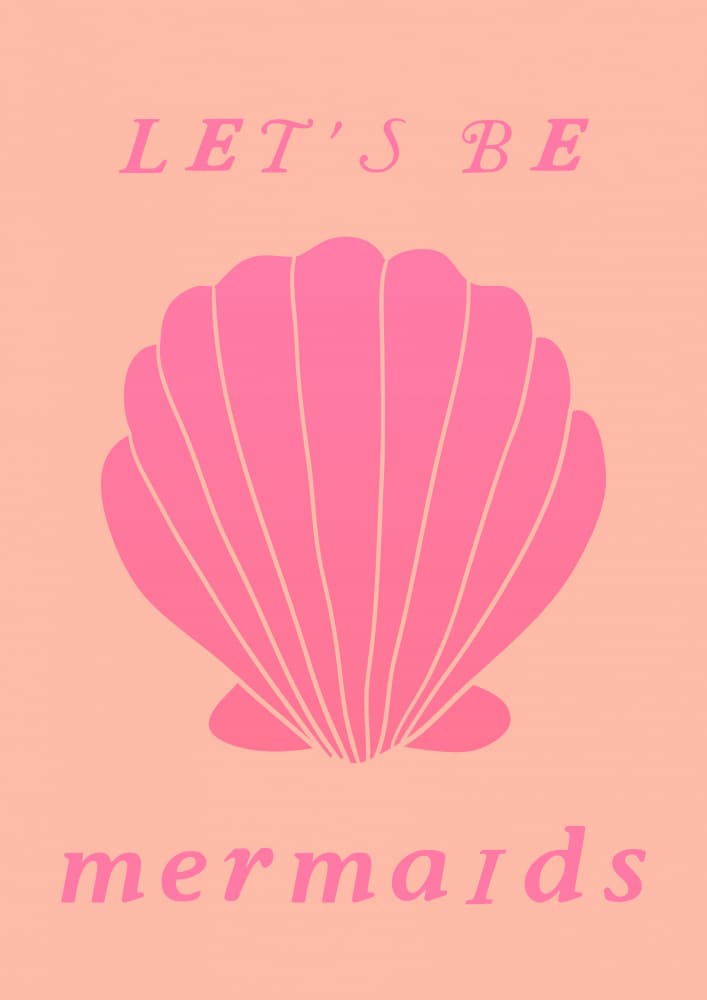 Let's Be Mermaids by Talitha McQueen — canvas wall art