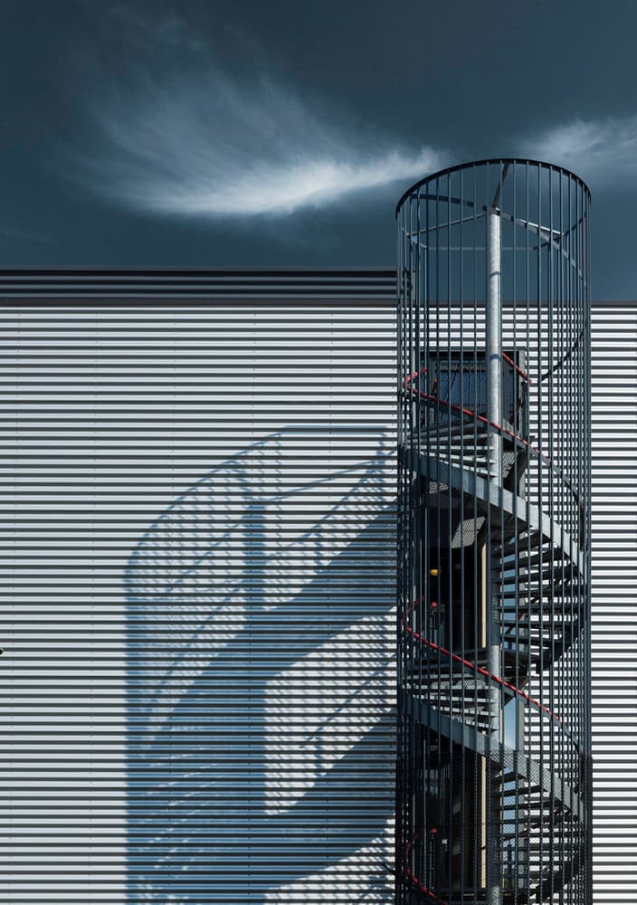 Modern Spiral Staircase by Greetje van Son — canvas wall art