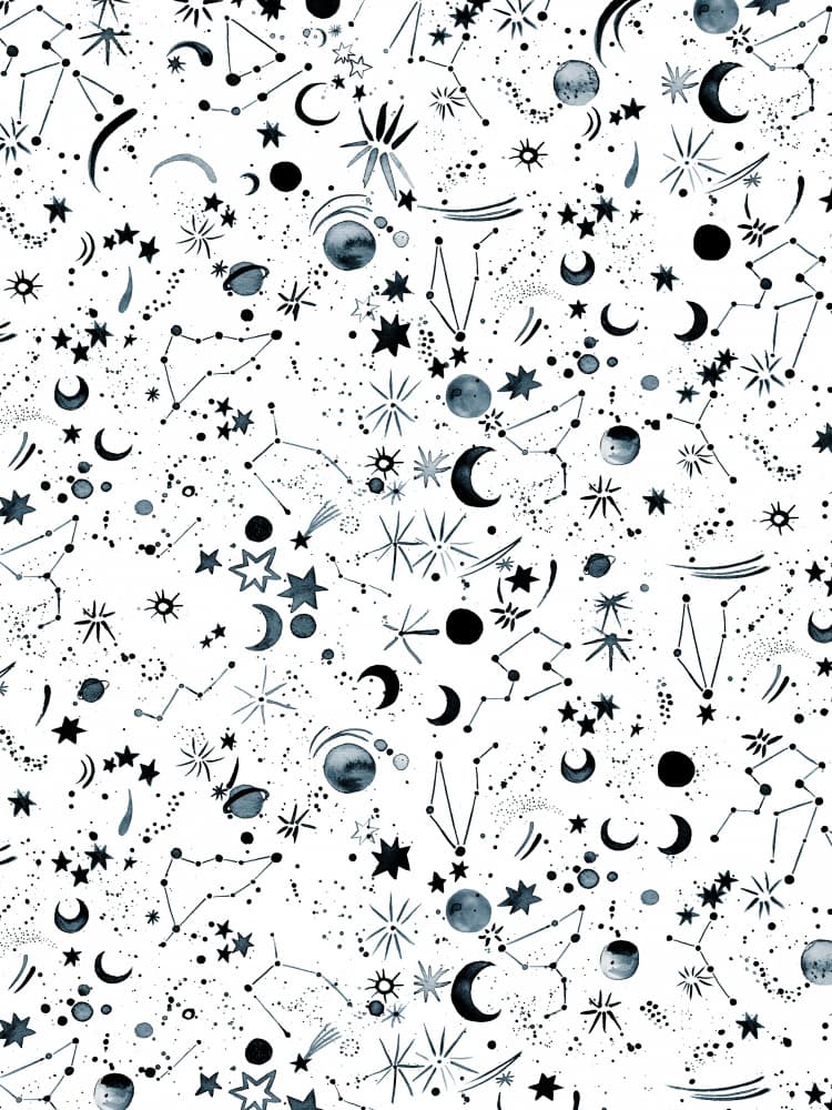 Dreamy Night Sky by Ninola Design — canvas wall art