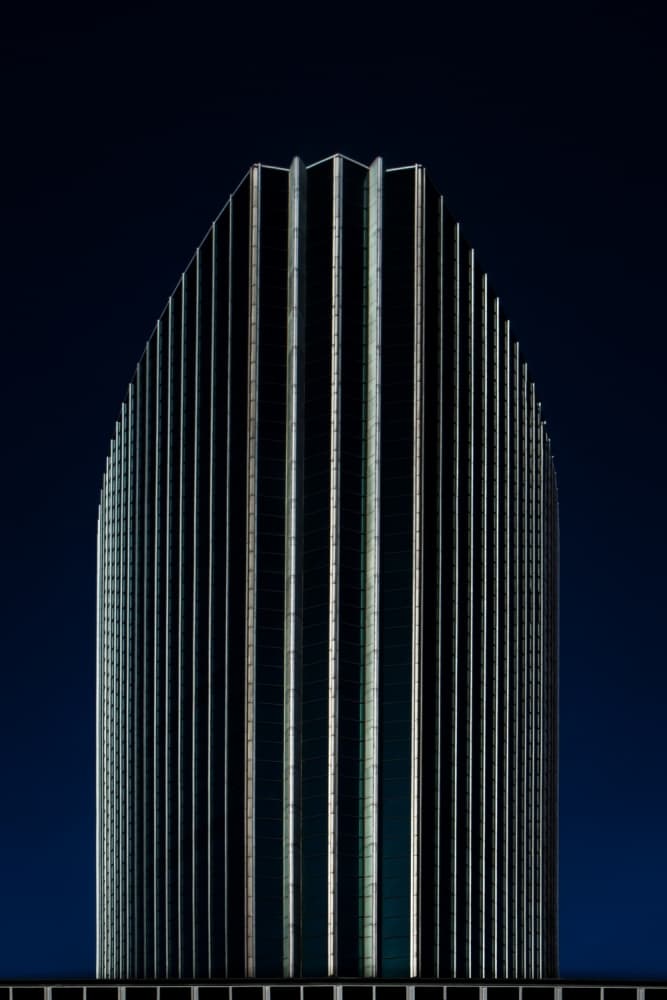 Modern Skyscraper Lines by Gilbert Claes — canvas wall art