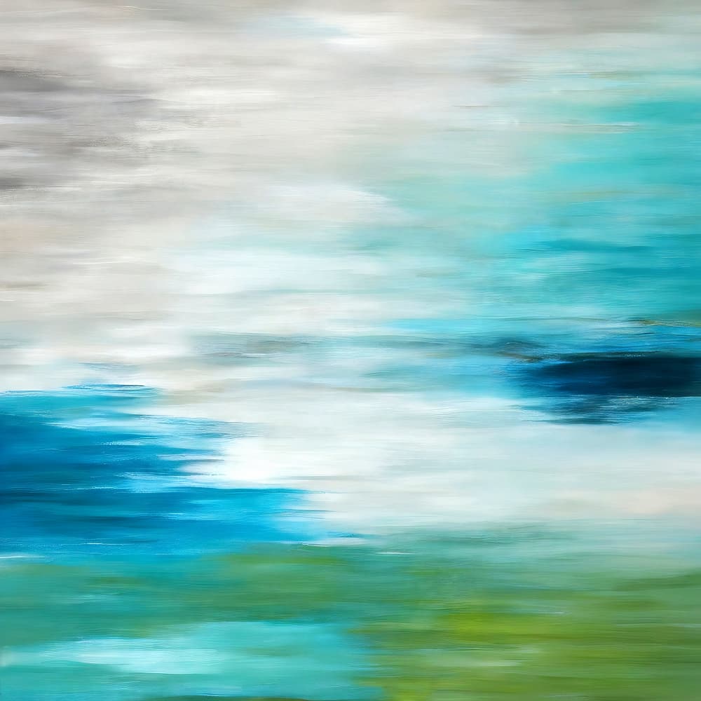 Serene Abstract Landscape by Alpenglow Workshop — canvas wall art
