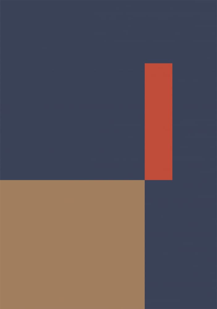 Modern Color Blocks by Nilesh Kulkarni — canvas wall art