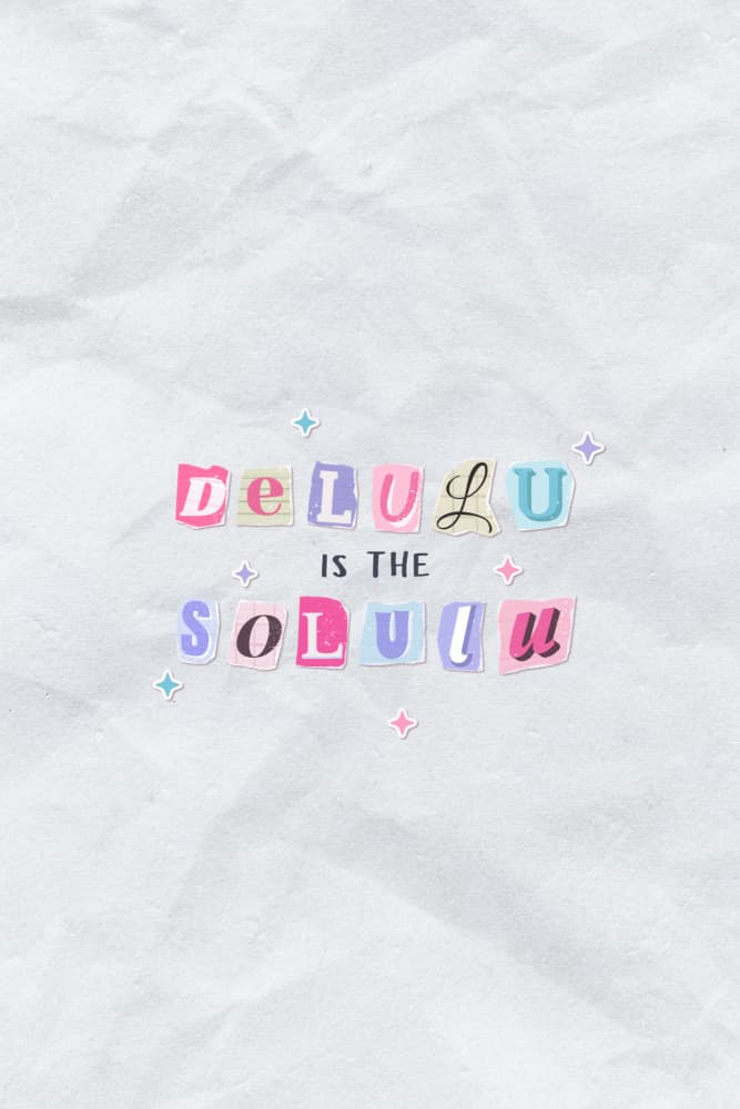 Delulu Is The Solulu by Xuan Thai — canvas wall art