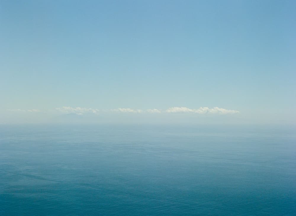 Blue Ocean Horizon by Bethany Young — canvas wall art