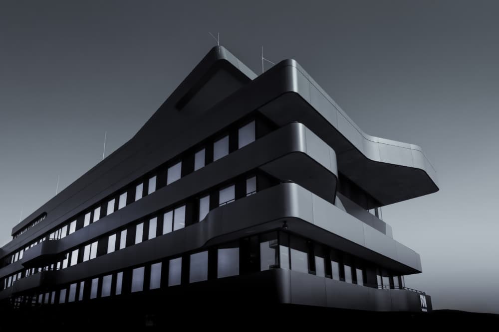 Sleek Modern Architecture by Rolf Endermann — canvas wall art