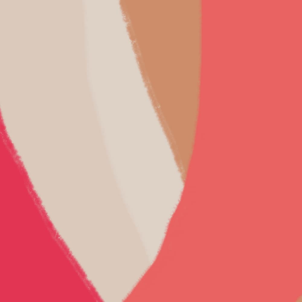 Warm Flowing Abstract Shapes by Dina Dankers — canvas wall art