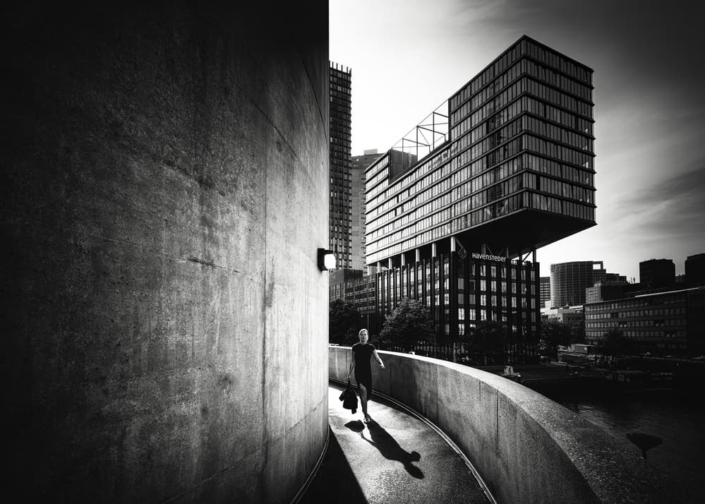 Urban Walk Shadow by Christophe Staelens — canvas wall art
