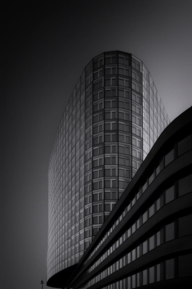 Sleek City Curves by Margit Lisa Pinggera — canvas wall art