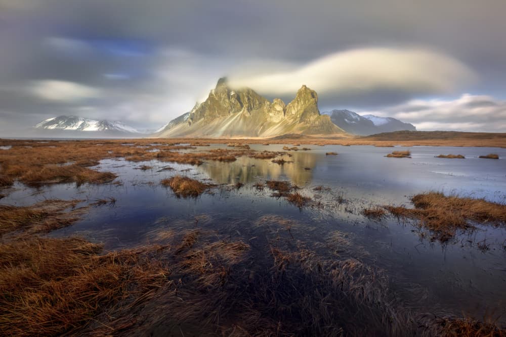 Cloud Swept Peaks by Ricardo Gayan — canvas wall art