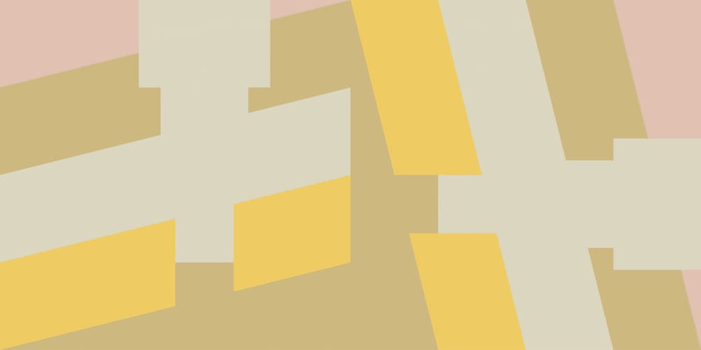Soft Geometric Abstract by Dina Dankers — canvas wall art