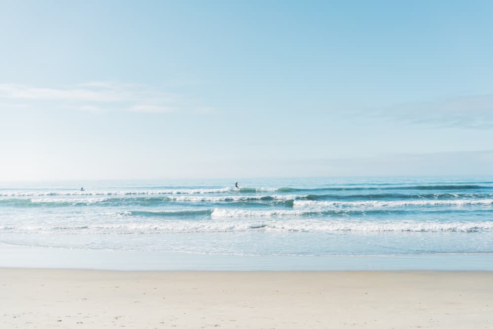 Blue Ocean Surf by Bethany Young — canvas wall art