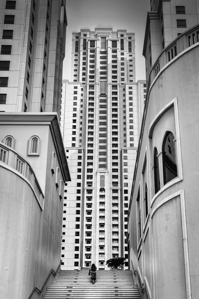 City Skyscraper Ascent by Michel Groleau — canvas wall art