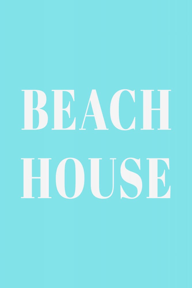 Coastal Beach House by Karen Menzenbach — canvas wall art