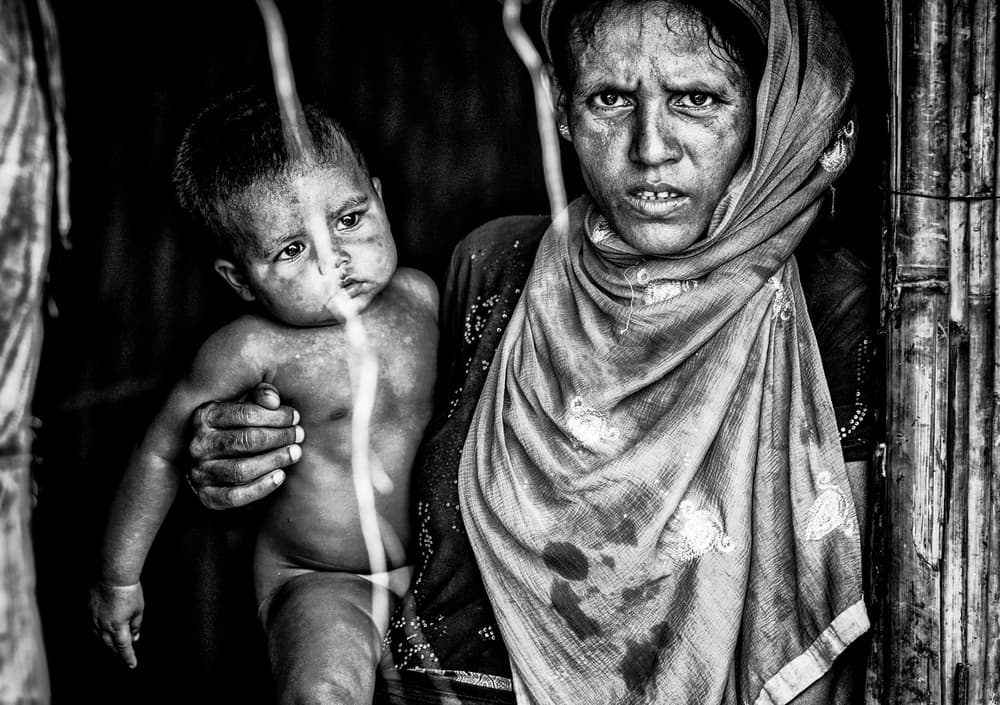 Mother and Child's Gaze by Joxe Inazio Kuesta Garmendia — canvas wall art