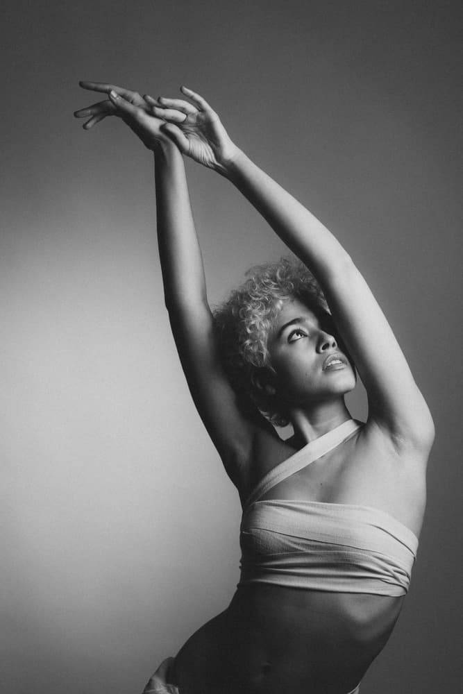 Elegant Dancer's Reach by Artem Vasilenko — canvas wall art