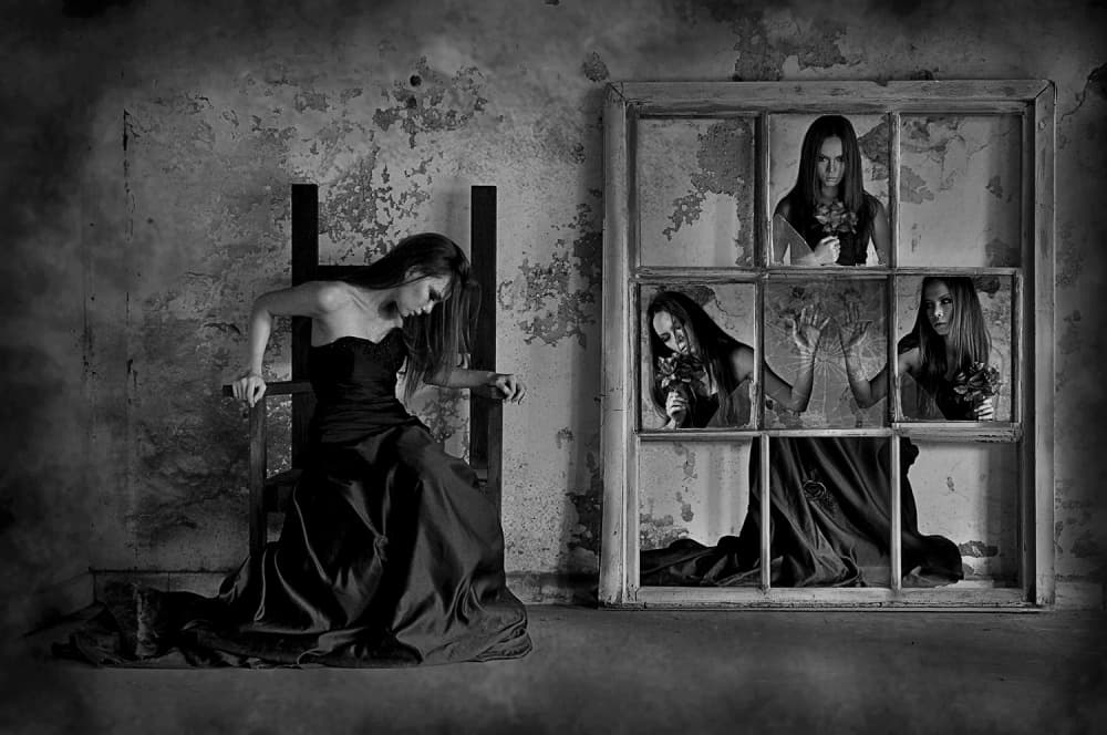 Dark Reflections by Joey Bangun — canvas wall art