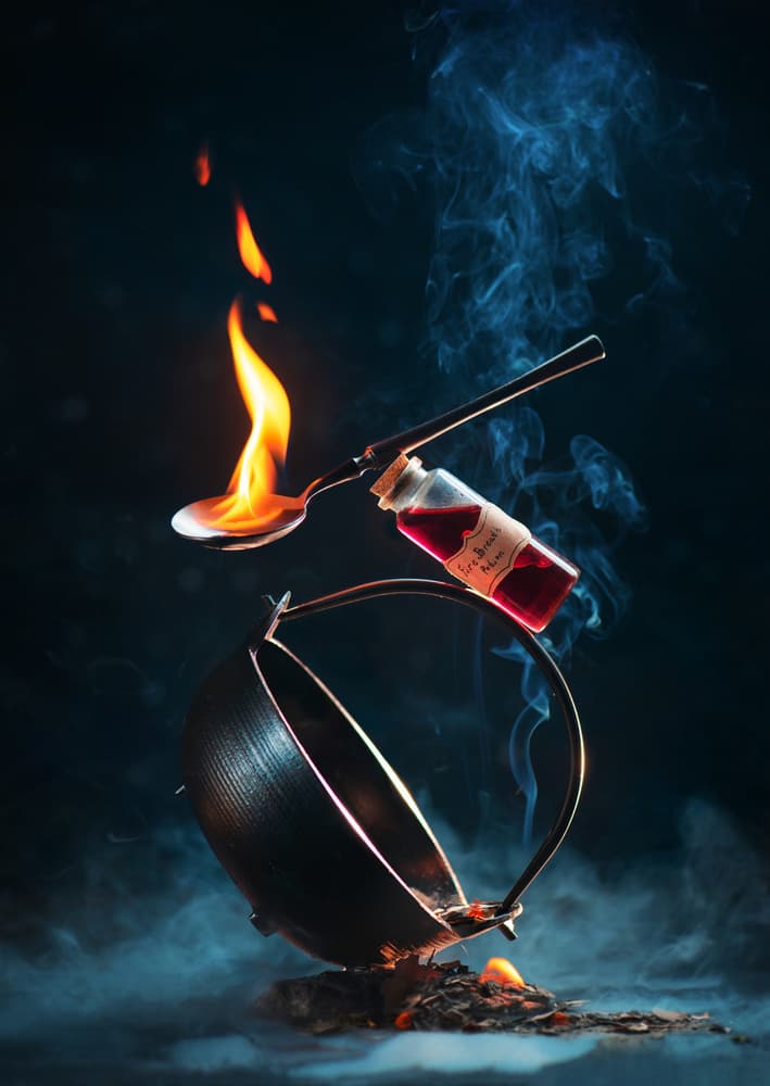 Floating Magic Potion by Dina Belenko — canvas wall art