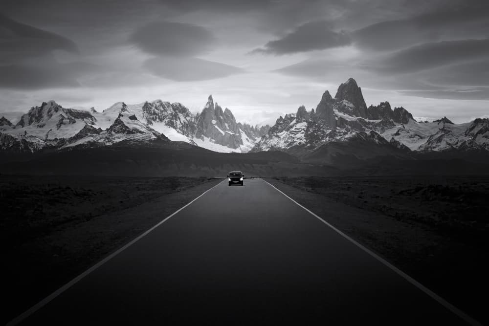 Patagonia Road Trip by Leah Xu — canvas wall art
