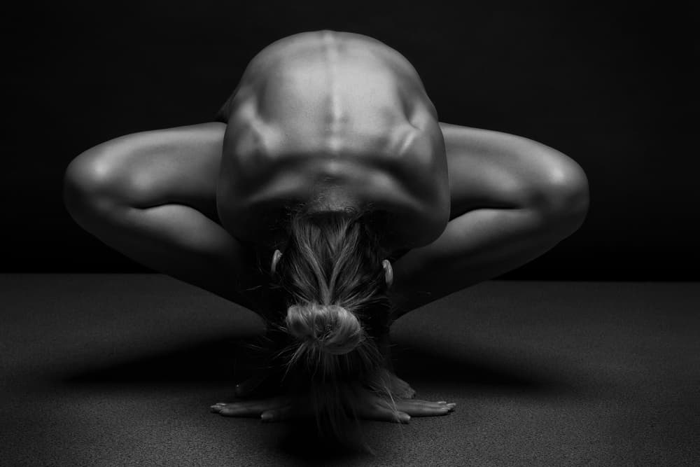 Graceful Yoga Pose by Anton Belovodchenko — canvas wall art