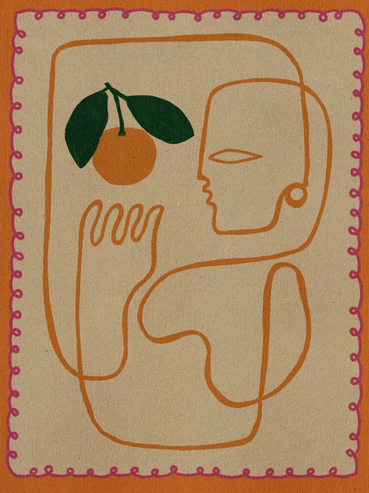 Fruit Fiesta 1 by Shatha Al Dafai — canvas wall art