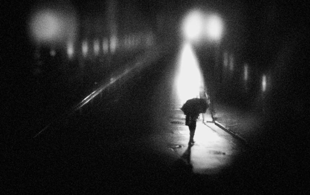 Solitary Rainy Night by Teruhiko Tsuchida — canvas wall art