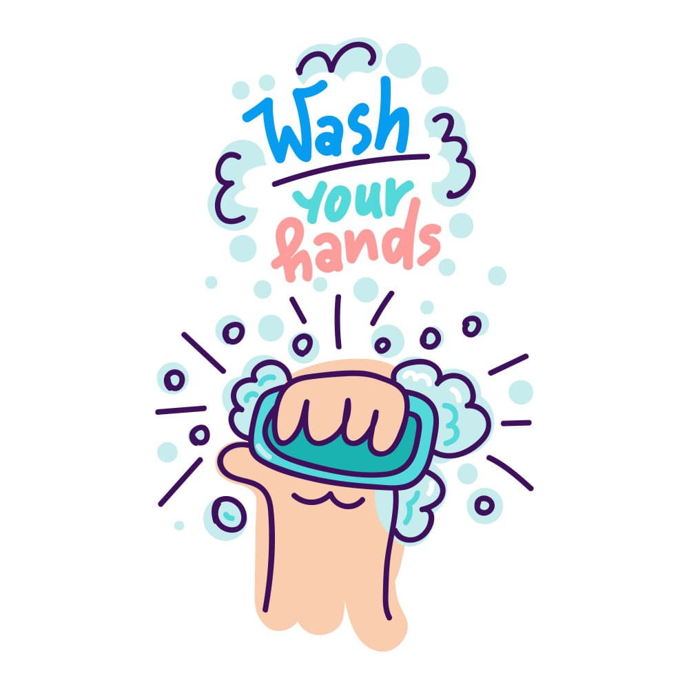 Wash Your Hands by Marika Barsrsind β canvas wall art