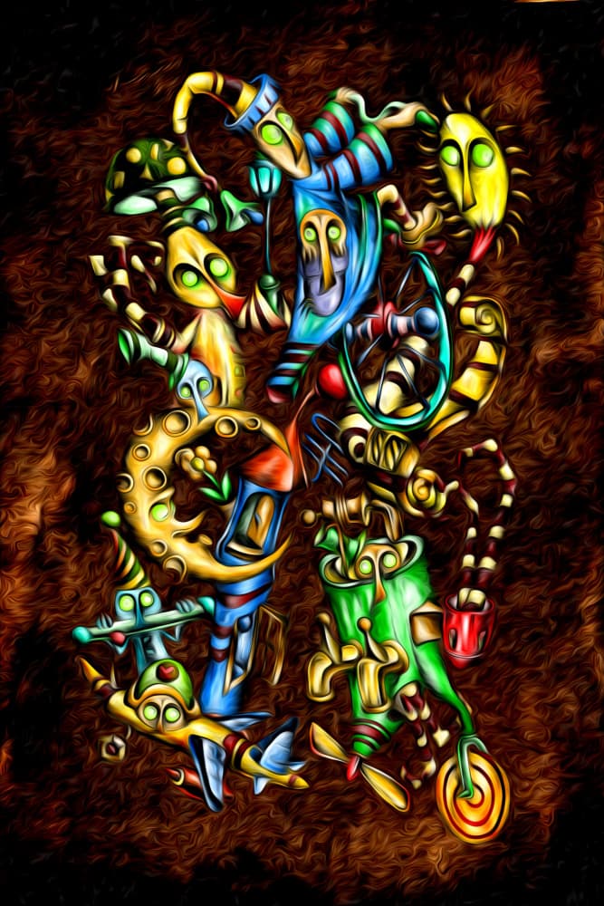 Sleepless Nights No. 7 - surreal by Rafal Kulik — canvas wall art
