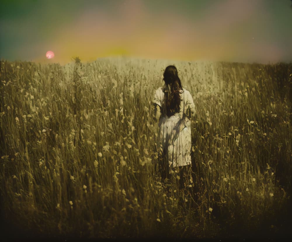 Dreamy Sunset Field by Cicero Spin — canvas wall art