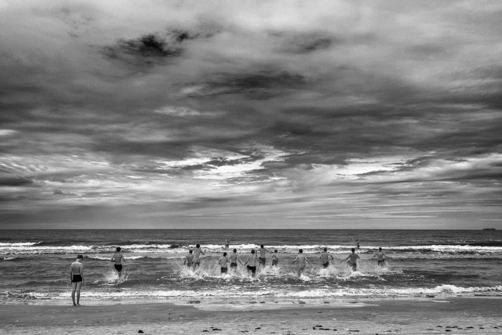 Dramatic Ocean Run by Normunds Kaprano — canvas wall art
