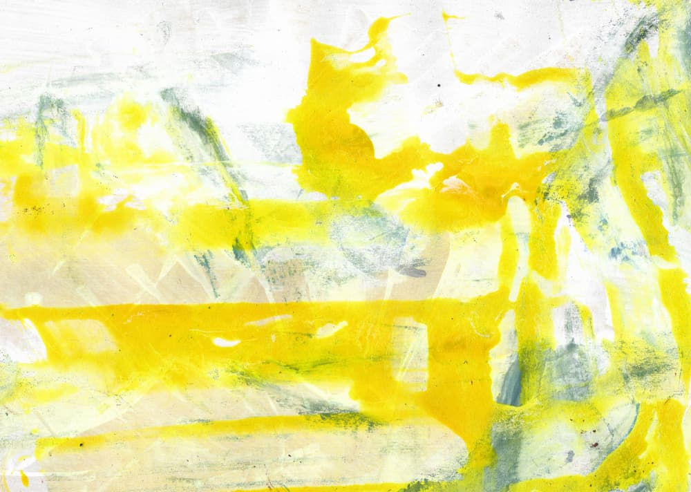 Vibrant Yellow Movement by Annick — canvas wall art