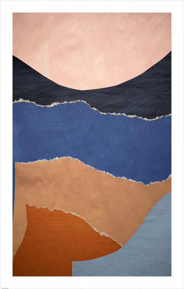 Modern Layered Landscape by Cyrille Gulassa — canvas wall art