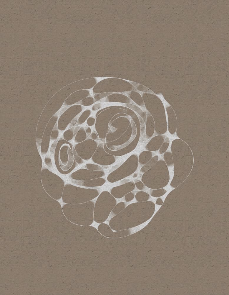 Fluid Organic Shape by Josie George — canvas wall art