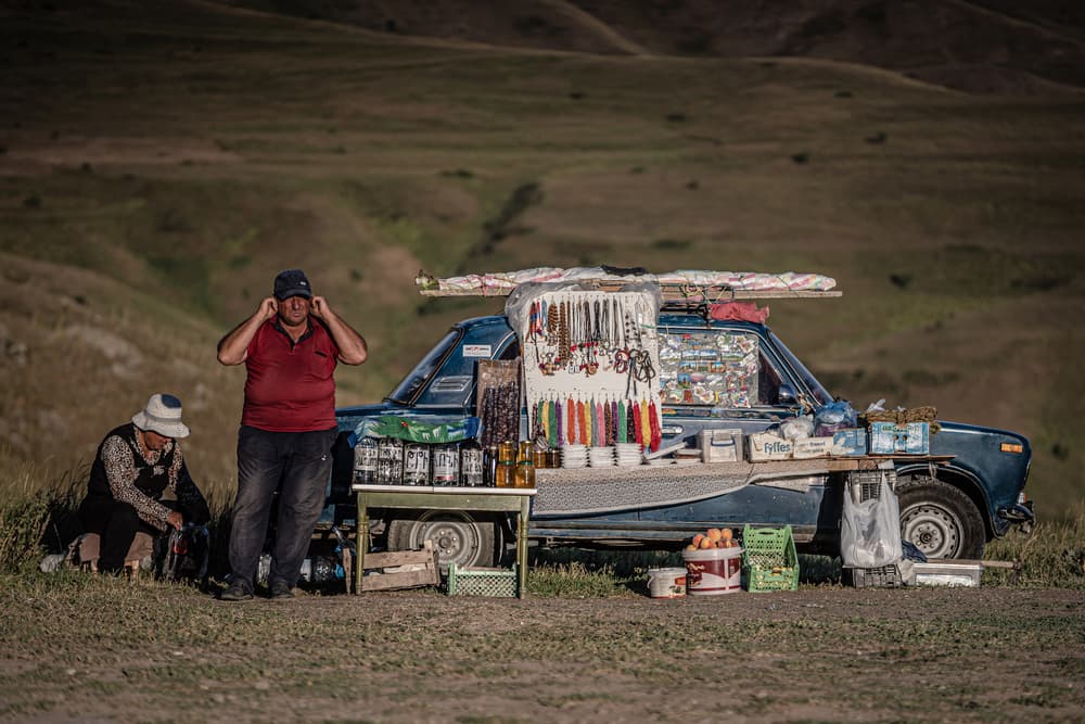 Humble Roadside Market by Marco Tagliarino — canvas wall art