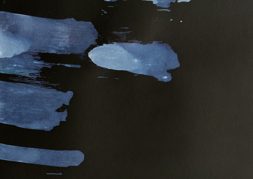 Blue Abstract Strokes by Santhosh ch — canvas wall art
