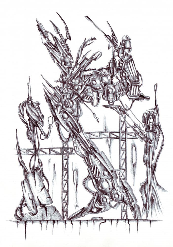 Cybernetic Structures by Kulik — canvas wall art
