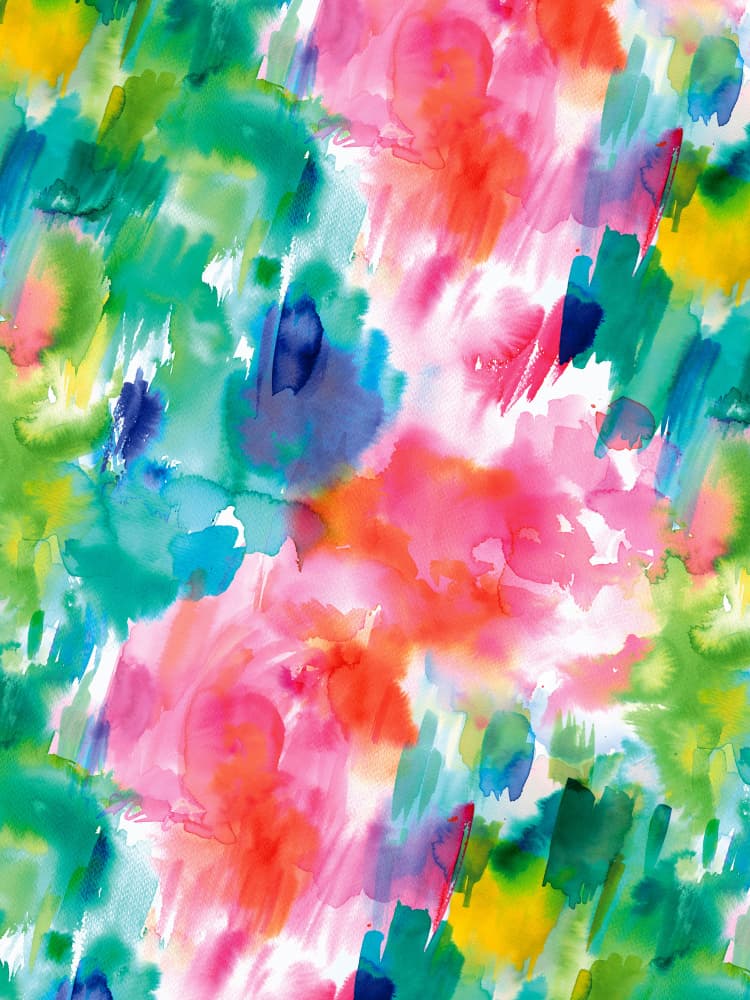 Vibrant Abstract Watercolor by Ninola Design — canvas wall art