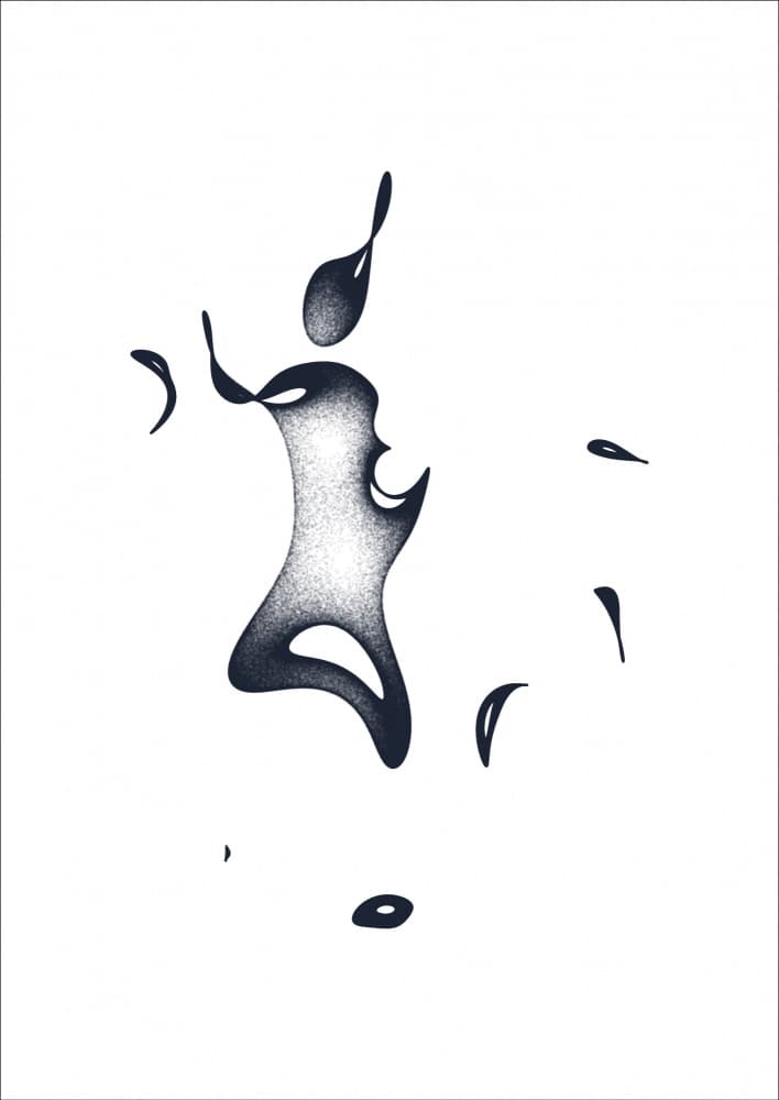 Graceful Abstract Movement by AV11 — canvas wall art
