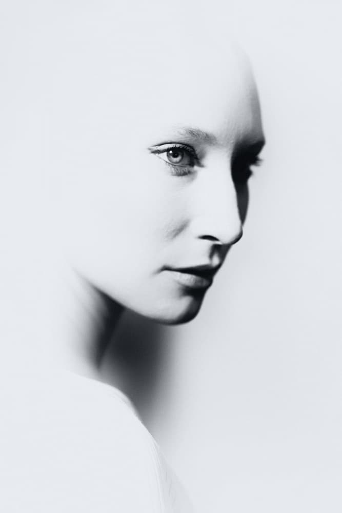 Ethereal Woman Profile by Toni Fidanza — canvas wall art