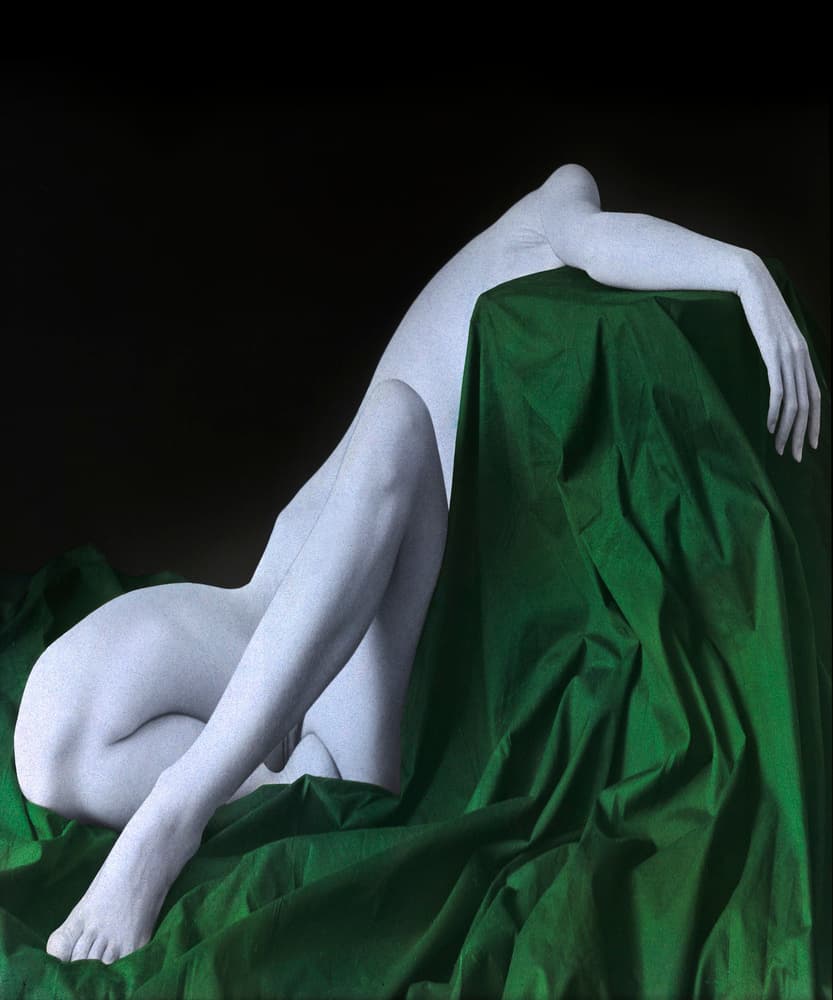 Elegant Nude Pose by Fuyuki Hattori — canvas wall art