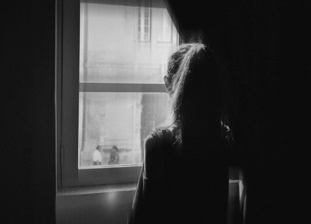 Pensive Window View by Jorge Pimenta — canvas wall art
