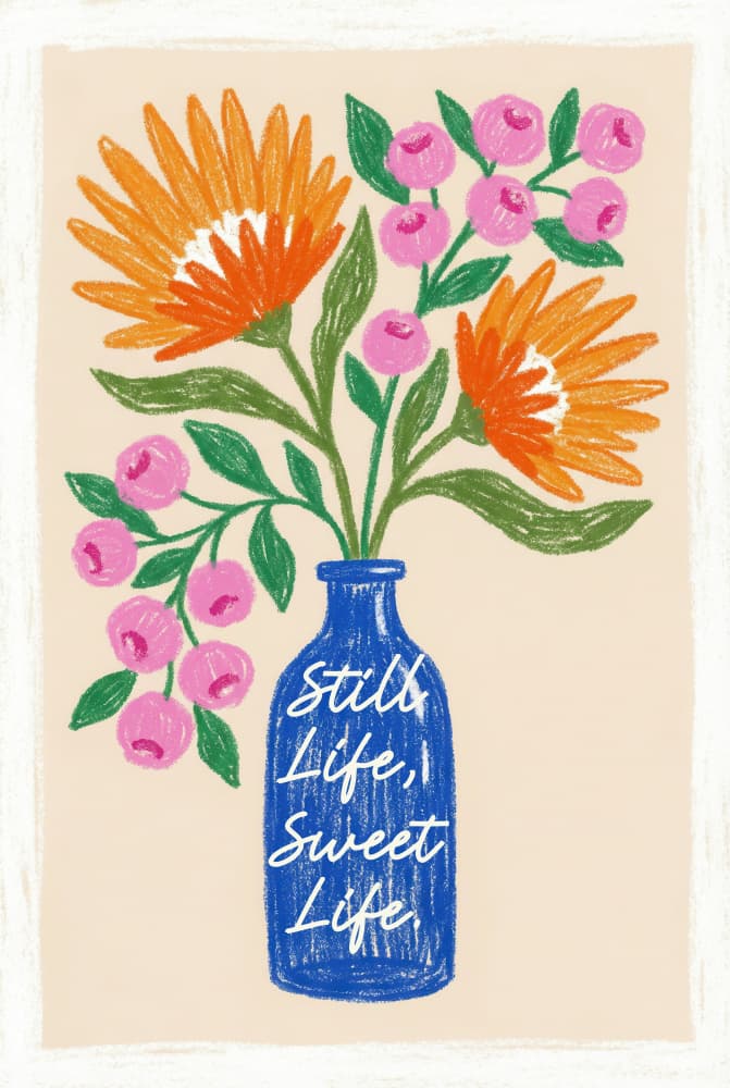 Still Life Sweet Life by Melloi Art Prints — canvas wall art