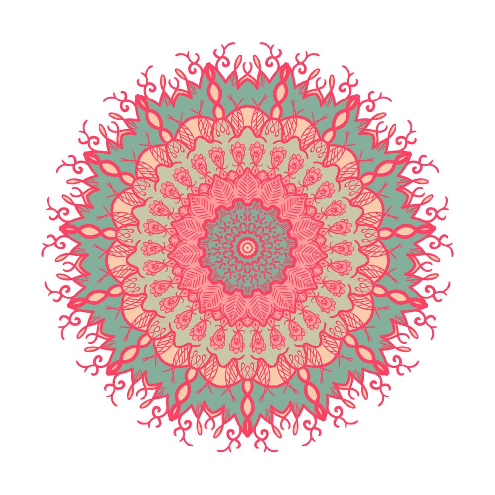 Vibrant Spiritual Mandala by Marika Barsrsind β canvas wall art