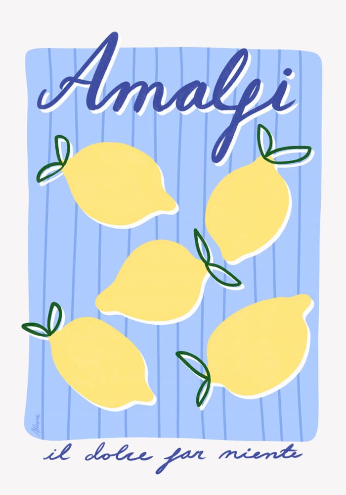 Amalfi Lemons by Athene Fritsch — canvas wall art