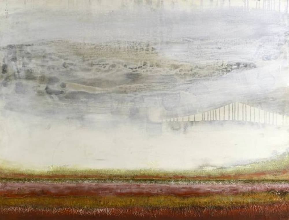 Muted Field Horizon by Deb Chaney — canvas wall art