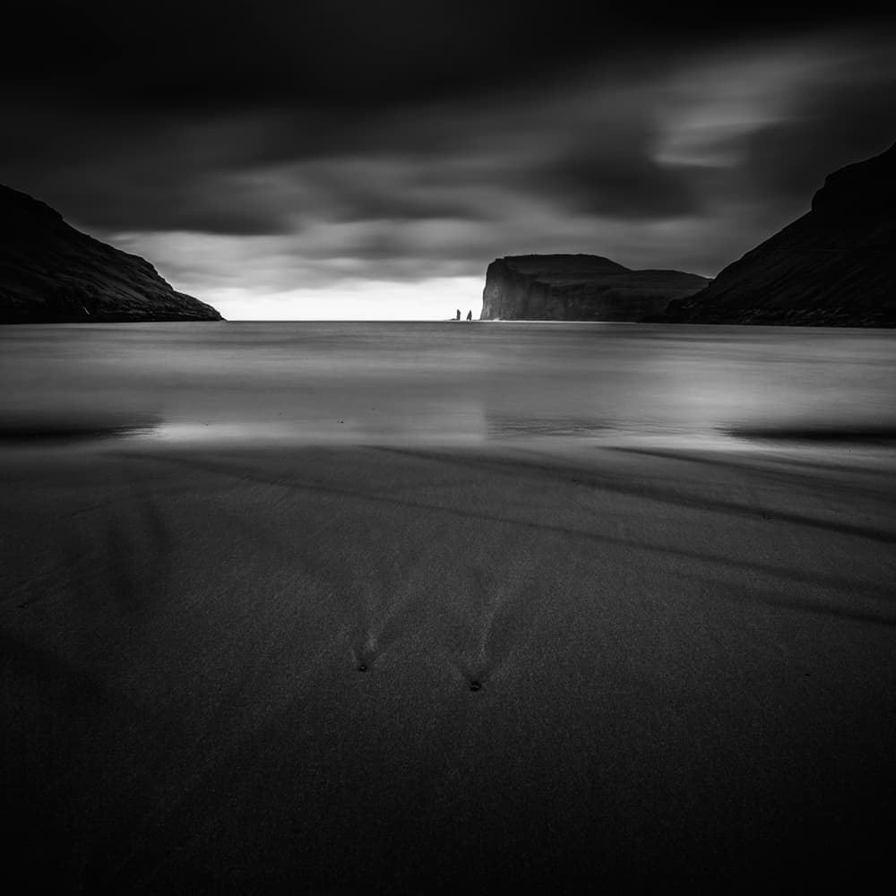 Coastal Cliffs and Calm Sea by Peter Svoboda MQEP — canvas wall art