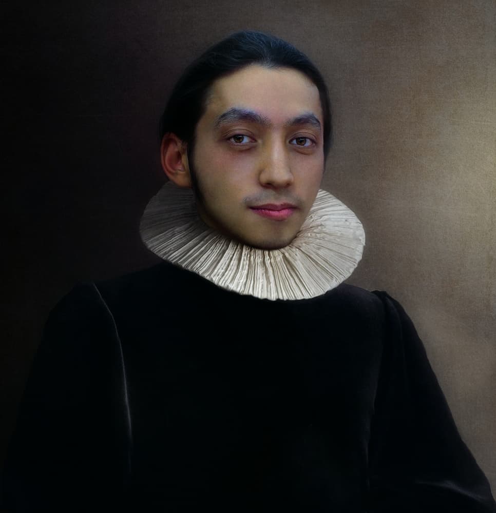 Renaissance Man Portrait by Svetlana Melik-Nubarova — canvas wall art