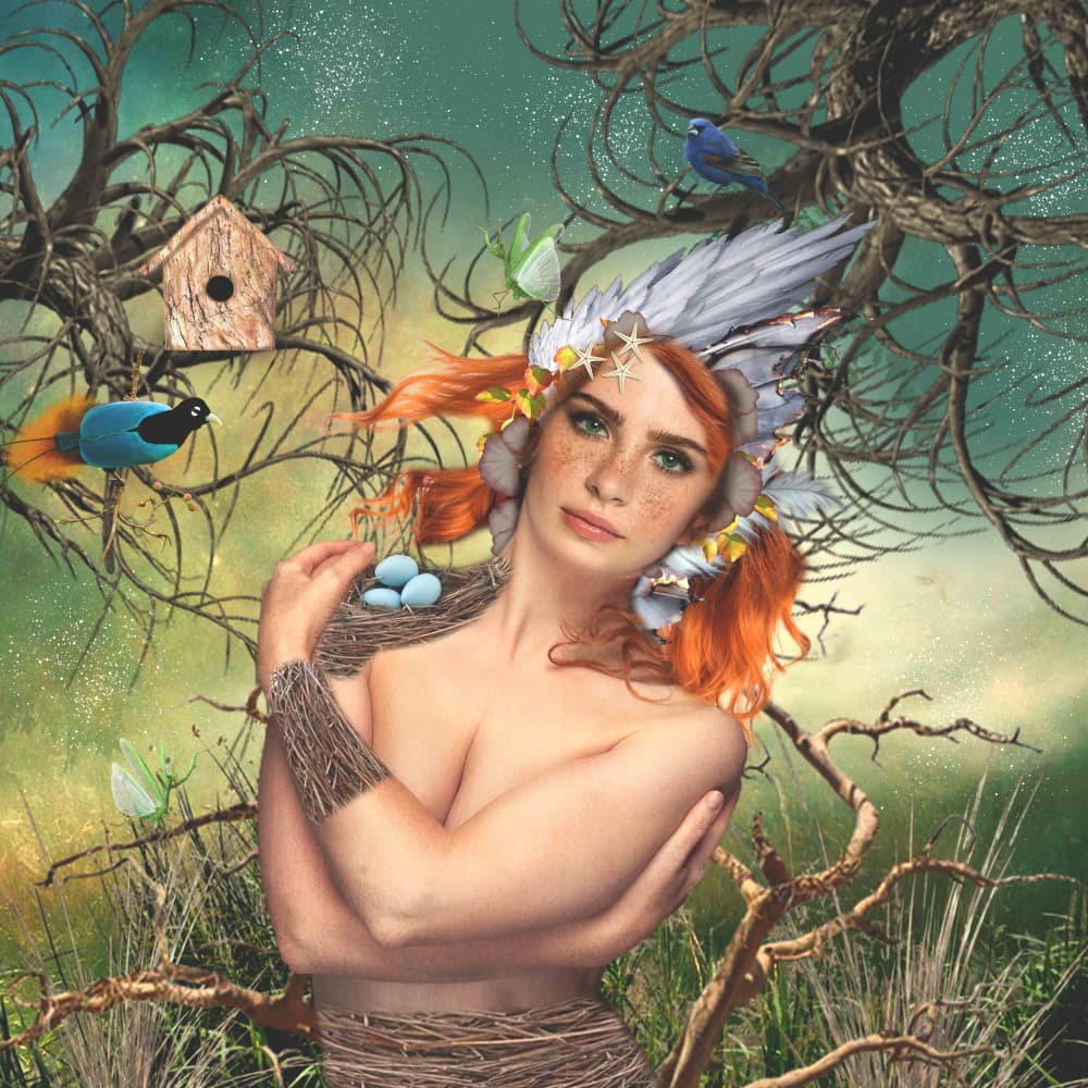 Nymph of Spring's Rebirth by Ewa Całkosińska-Kajzer — canvas wall art