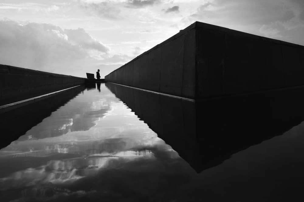 Solitary Reflection by Ali Ayer — canvas wall art