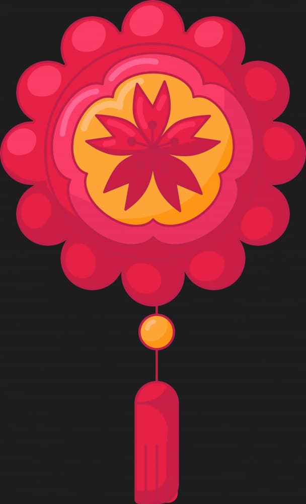 Vibrant Flower Lantern by Marika Barsrsind β canvas wall art