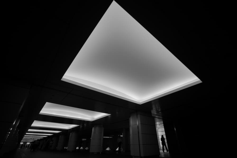 Modern Light Tunnel by Satoshi Hata — canvas wall art